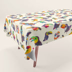 Toucan - pastel Tablecloth Gallery Image 1