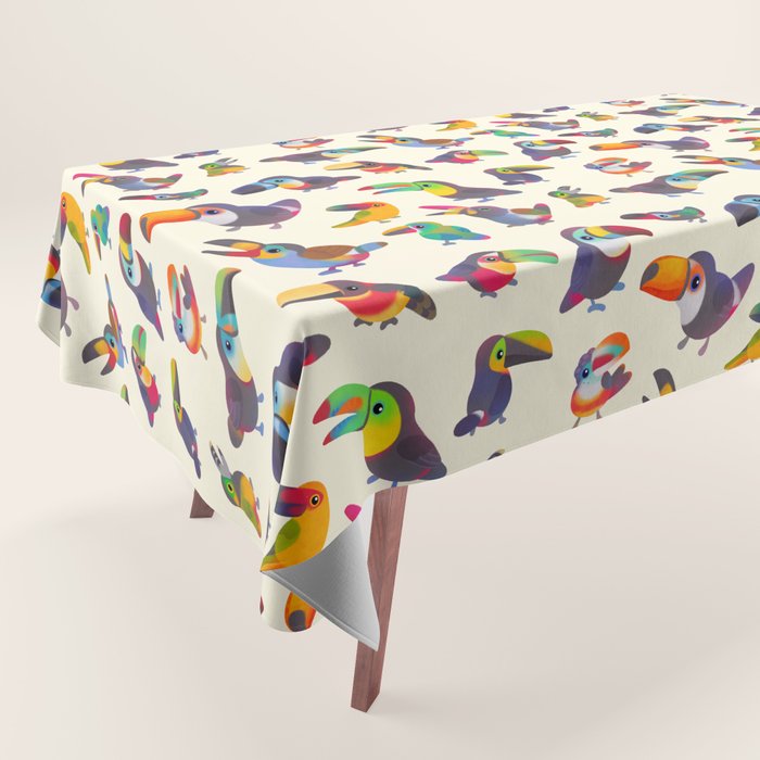 Toucan - pastel Tablecloth Gallery Image 1