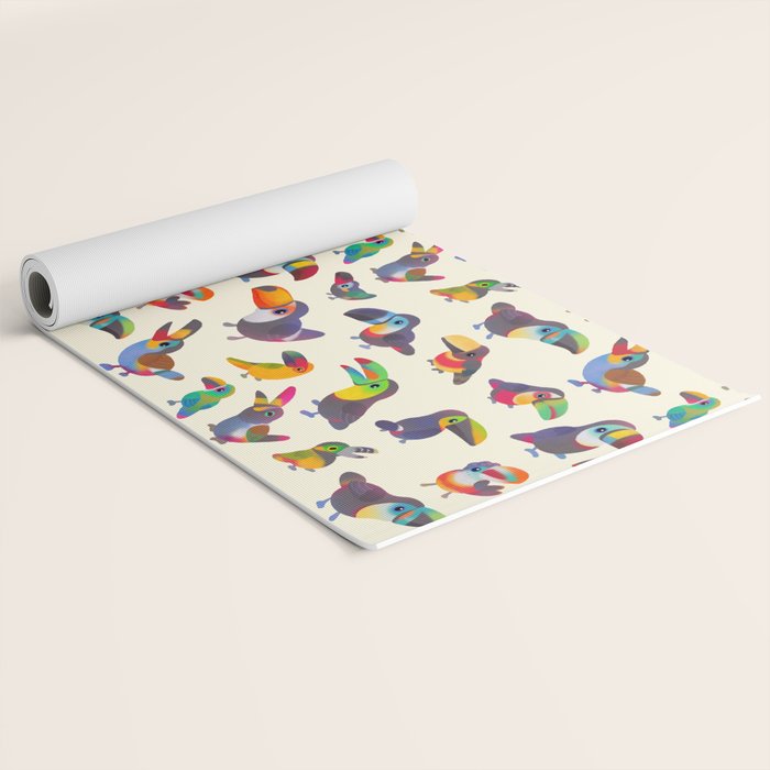 Toucan - pastel Yoga Mat Gallery Image 2