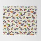 Toucan - pastel Throw Blanket Gallery Image 2