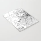 Nashville White Map Notebook Gallery Image 3