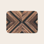 Urban Tribal Pattern No.3 - Wood Bath Mat Gallery Image 1