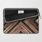 Urban Tribal Pattern No.3 - Wood Laptop Sleeve Gallery Image 2