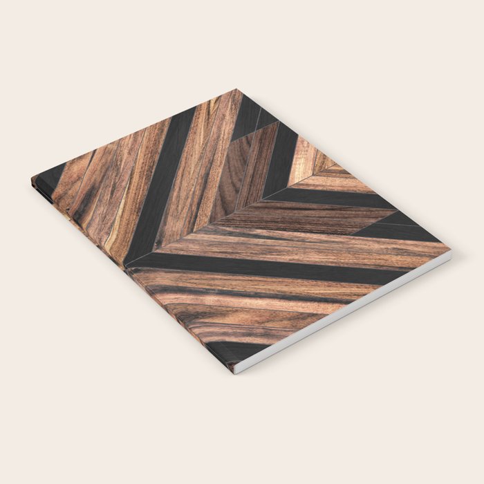 Urban Tribal Pattern No.3 - Wood Notebook Gallery Image 2