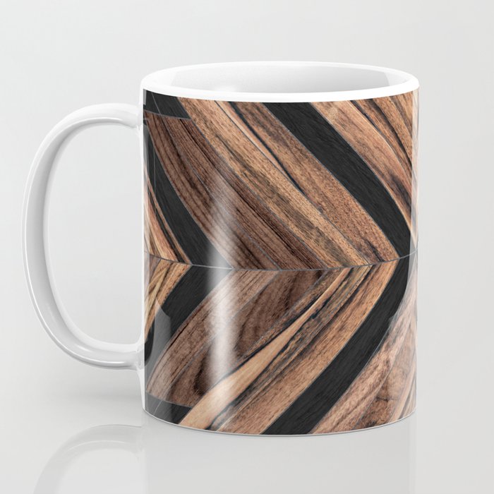 Urban Tribal Pattern No.3 - Wood Coffee Mug Gallery Image 3