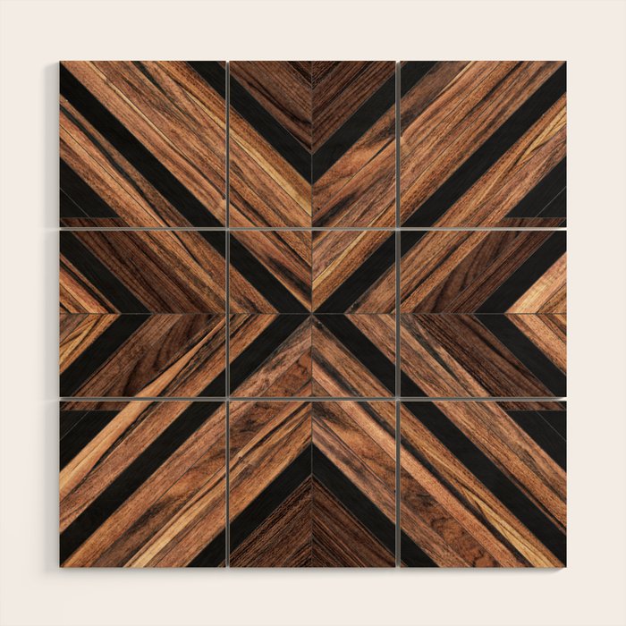 Urban Tribal Pattern No.3 - Wood Wood Wall Art Gallery Image 1