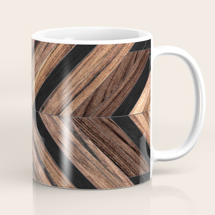 Urban Tribal Pattern No.3 - Wood Coffee Mug Gallery Image 1