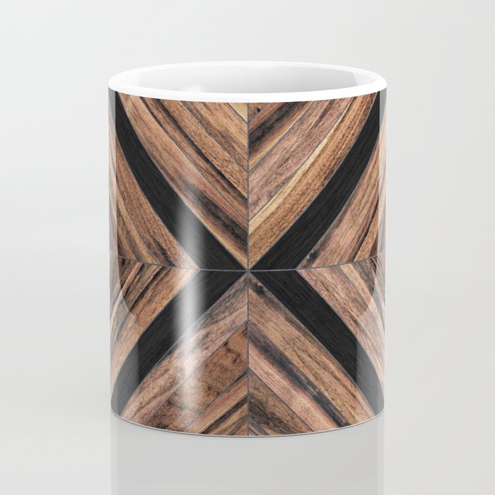 Urban Tribal Pattern No.3 - Wood Coffee Mug Gallery Image 4