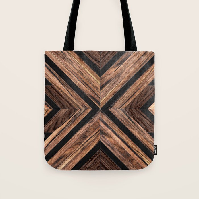 Urban Tribal Pattern No.3 - Wood Tote Bag Gallery Image 1