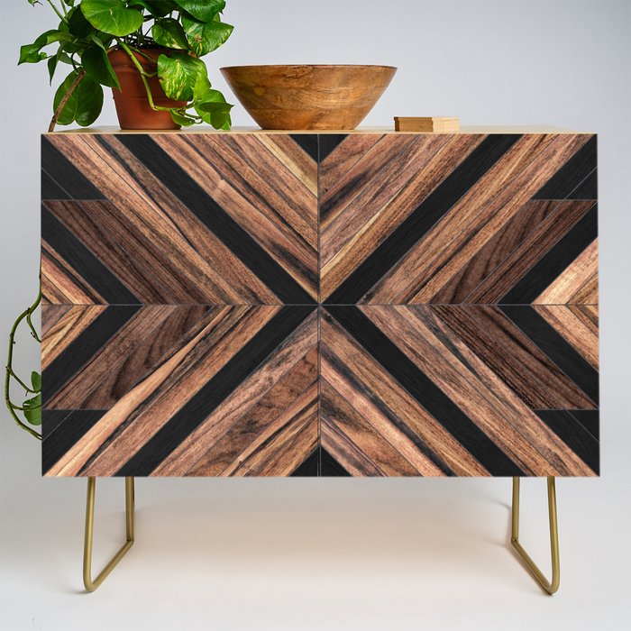 Urban Tribal Pattern No.3 - Wood Credenza Gallery Image 1