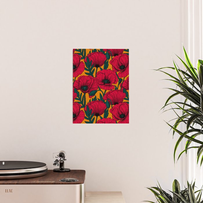 Red poppy garden    Poster Gallery Image 2