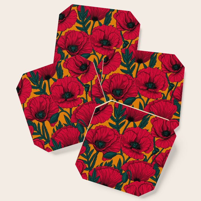 Red poppy garden    Coaster Gallery Image 1