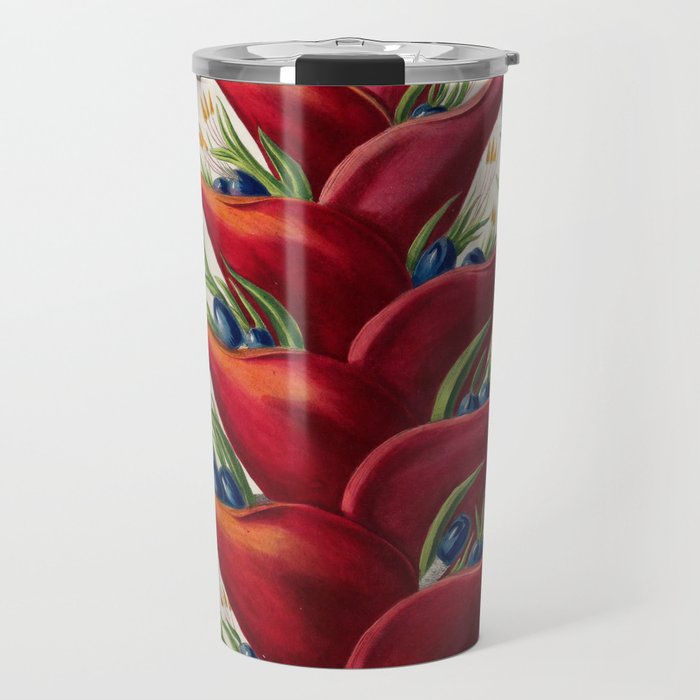 Art from "Flore dâAmÃ©rique" by Ãtienne Denisse, 1840s Travel Mug Gallery Image 1