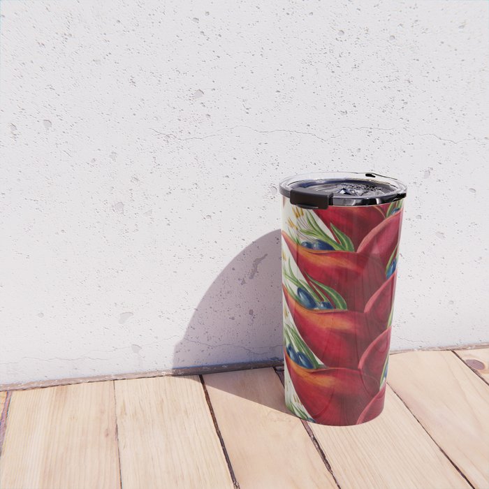 Art from "Flore dâAmÃ©rique" by Ãtienne Denisse, 1840s Travel Mug Gallery Image 4