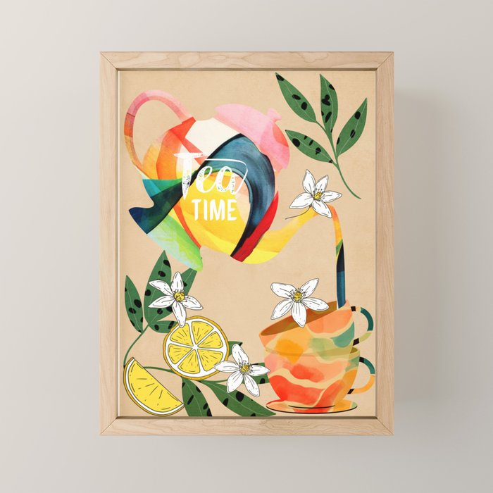 Tea Time 2 Mini Art Print Gallery Image 1