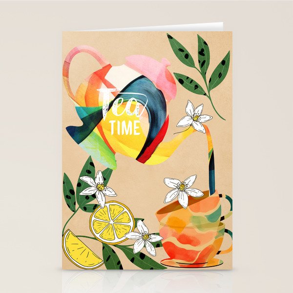 Tea Time 2 Stationery Card Gallery Image 1