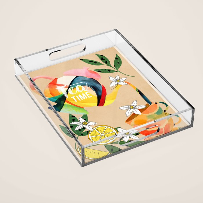 Tea Time 2 Acrylic Tray Gallery Image 1