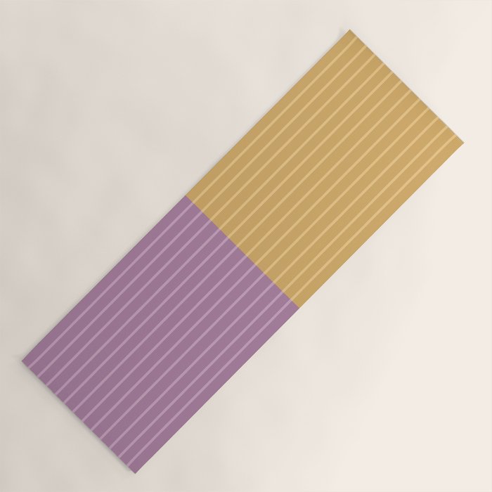 Color Block Lines XXII Yoga Mat Gallery Image 1