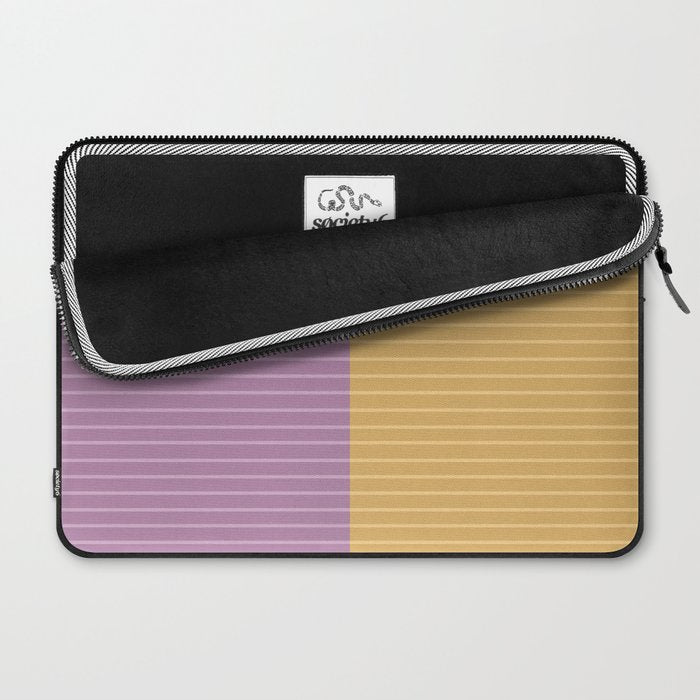 Color Block Lines XXII Laptop Sleeve Gallery Image 2