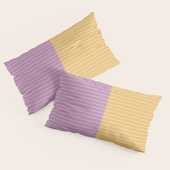 Color Block Lines XXII Pillow Sham Gallery Image 2