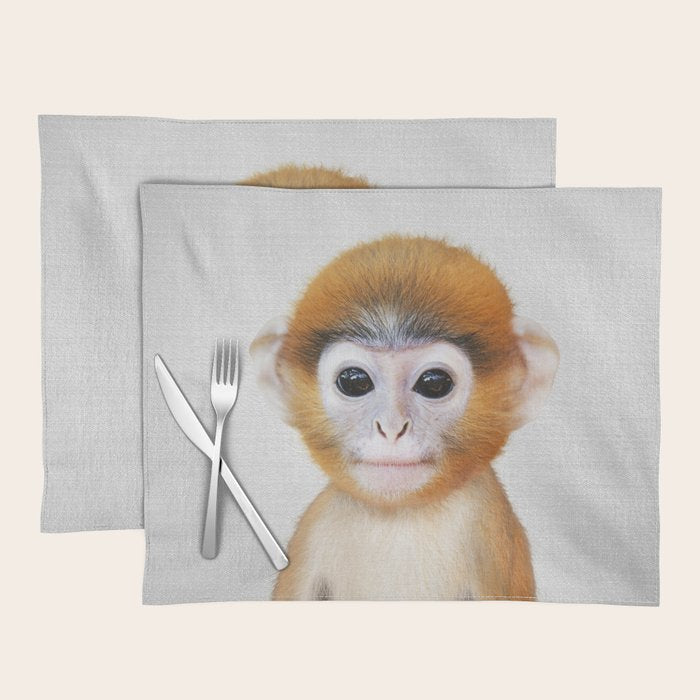 Baby Monkey - Colorful Placemat Gallery Image 1