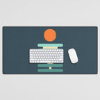 Minimalist ocean Desk Mat Gallery Image 1