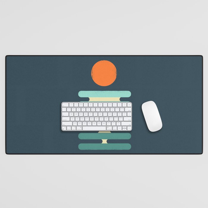 Minimalist ocean Desk Mat Gallery Image 1
