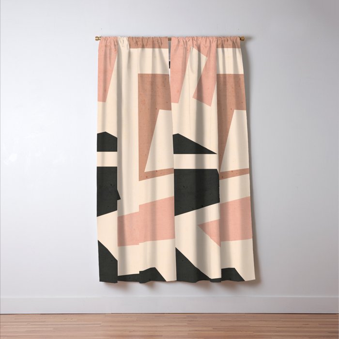 Minimal Abstract Art 53 Window Curtain Gallery Image 3
