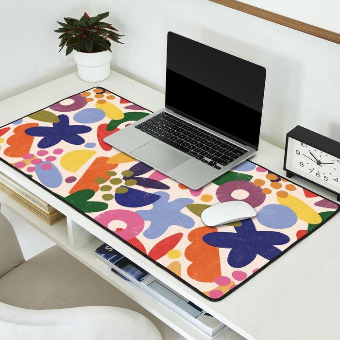 Bright Abstract Pattern #1 Desk Mat Gallery Image 2