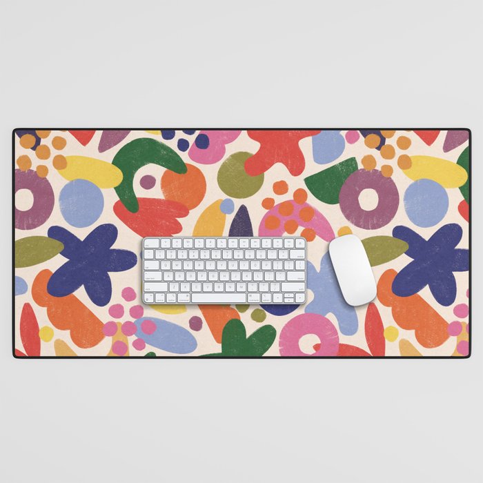 Bright Abstract Pattern #1 Desk Mat Gallery Image 1