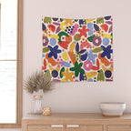 Bright Abstract Pattern #1 Wall Tapestry Gallery Image 2