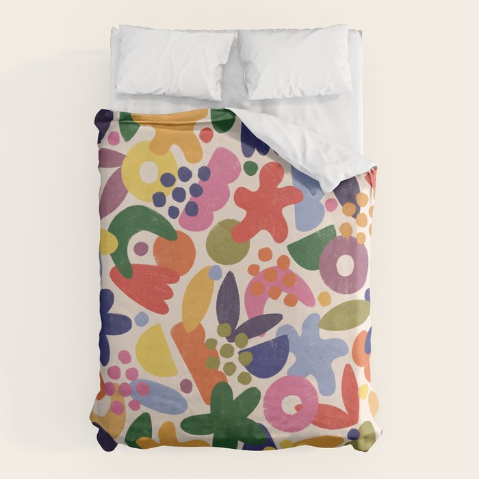Bright Abstract Pattern #1 Duvet Cover Gallery Image 6
