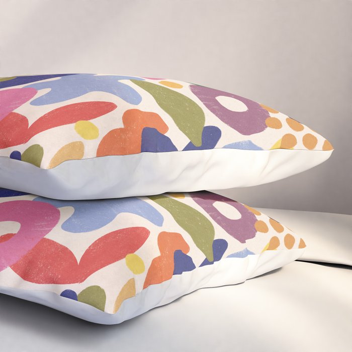 Bright Abstract Pattern #1 Pillow Sham Gallery Image 3