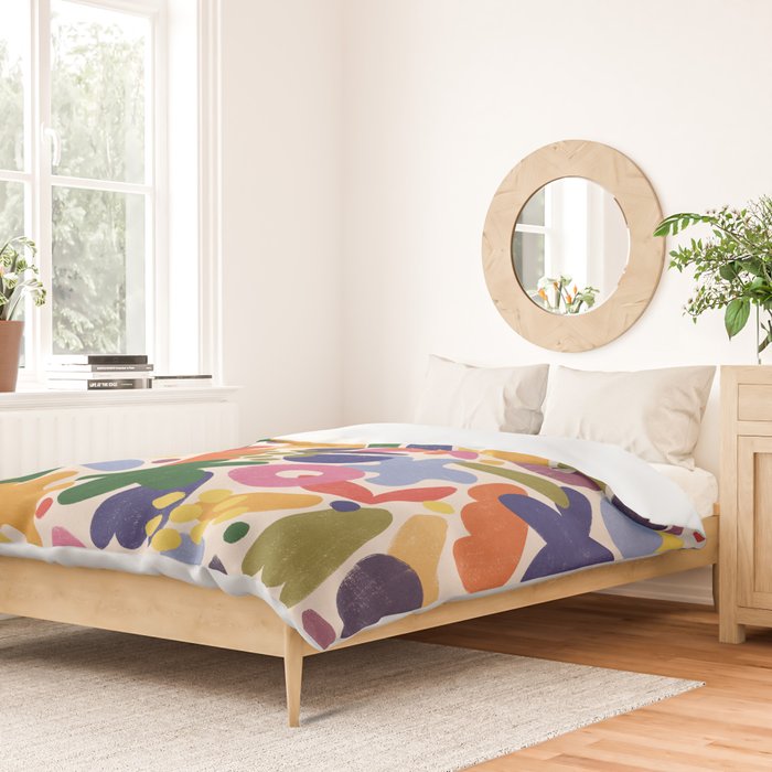 Bright Abstract Pattern #1 Duvet Cover Gallery Image 2