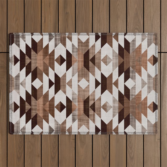 Aztec, Boho Prints Outdoor Rug Gallery Image 1