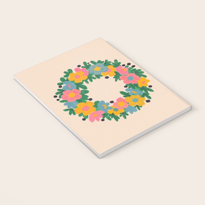 Floral Wreath Notebook Gallery Image 3
