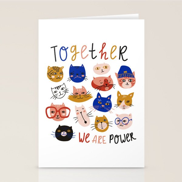 Fashionable cats Stationery Card Gallery Image 1