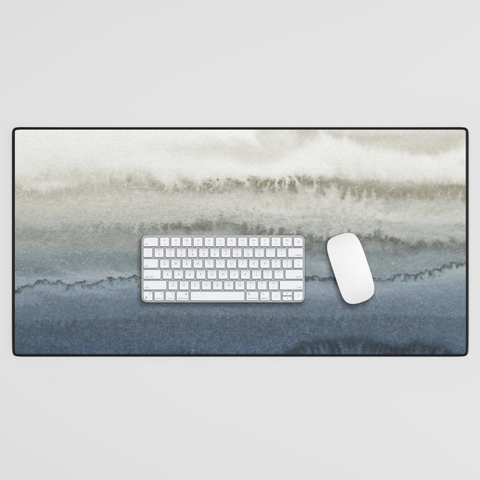 WITHIN THE TIDES - CRUSHING WAVES BLUE Desk Mat Gallery Image 1