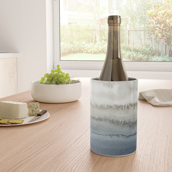 WITHIN THE TIDES - CRUSHING WAVES BLUE Wine Chiller Gallery Image 4