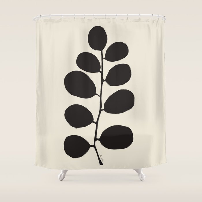 Branch silhouette II Shower Curtain Gallery Image 1