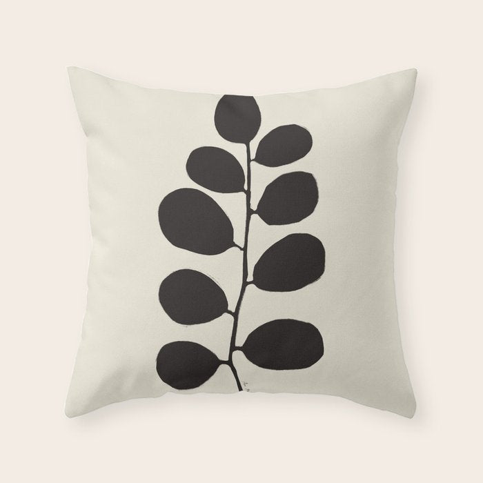 Branch silhouette II Throw Pillow Gallery Image 6