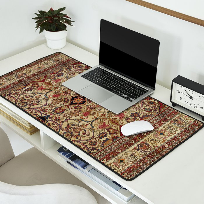 Lavar Kirman Southeast Persian Rug Print Desk Mat Gallery Image 2
