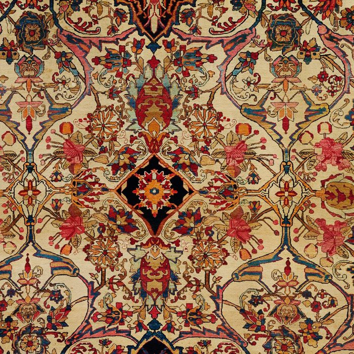 Lavar Kirman Southeast Persian Rug Print Coffee Mug Gallery Image 2