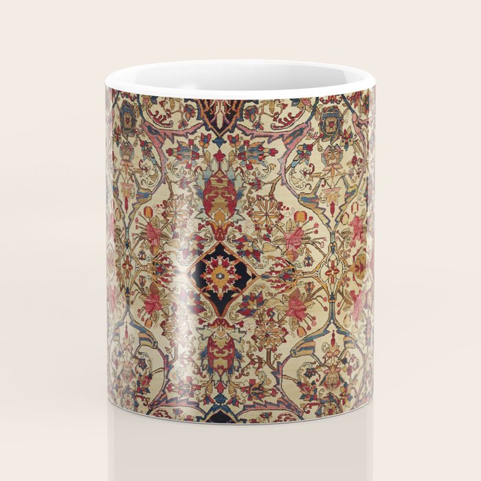 Lavar Kirman Southeast Persian Rug Print Coffee Mug Gallery Image 4