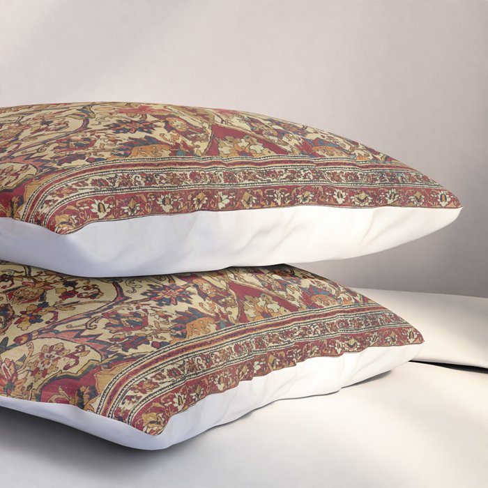 Lavar Kirman Southeast Persian Rug Print Pillow Sham Gallery Image 3