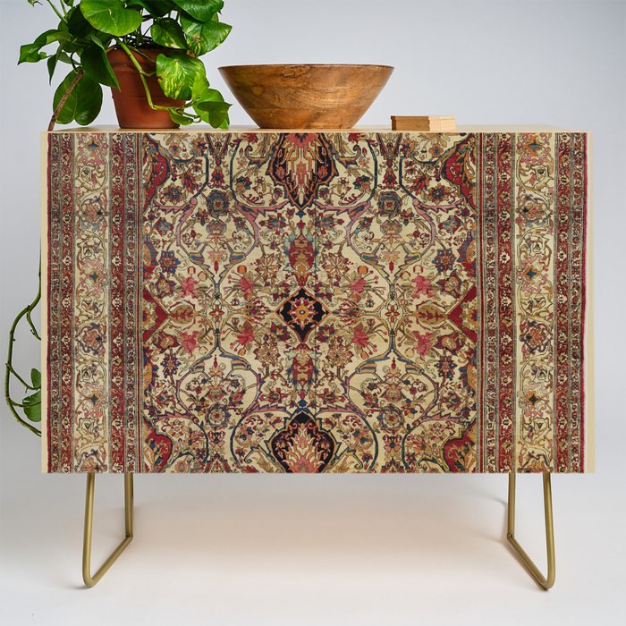 Lavar Kirman Southeast Persian Rug Print Credenza Gallery Image 1