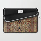 Lavar Kirman Southeast Persian Rug Print Laptop Sleeve Gallery Image 2