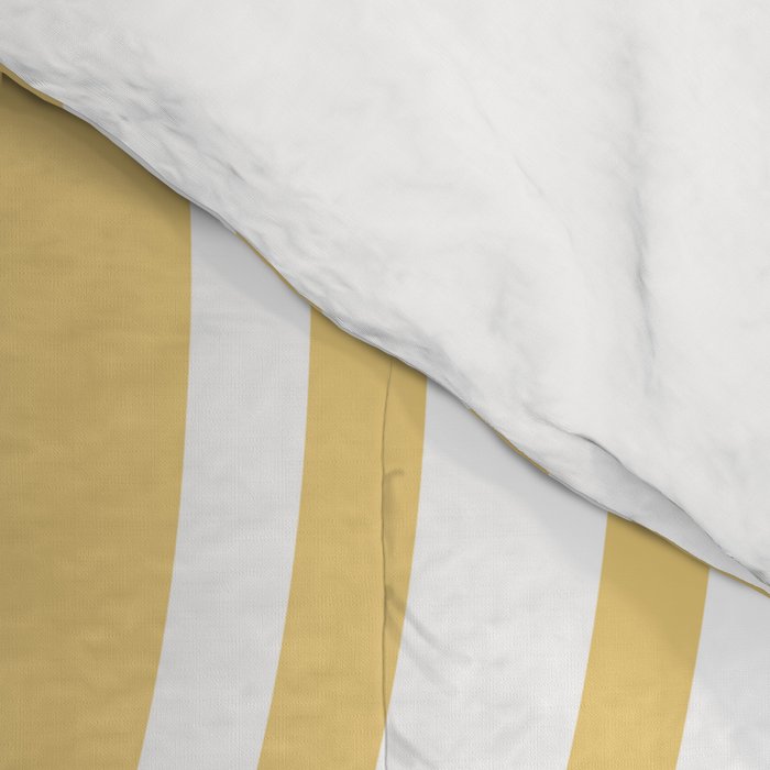Wavy Stripes XLIV - Pastel Yellow Comforter Gallery Image 4
