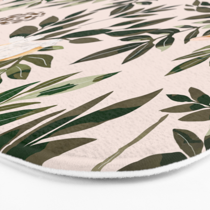 Rabbits in the green forest Bath Mat Gallery Image 3