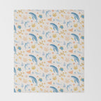 Sea Animals Pattern Throw Blanket Gallery Image 2